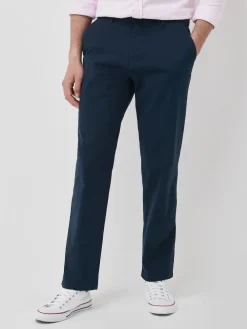 Outlet Next Blue Dark Relaxed Fit Stretch Chinos Trousers