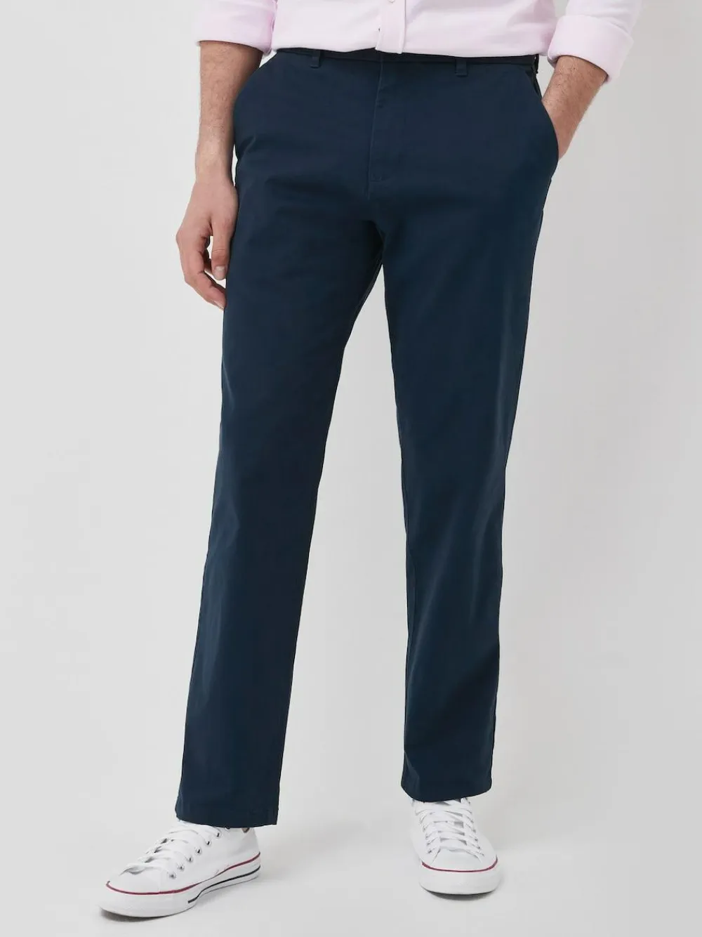 Outlet Next Blue Dark Relaxed Fit Stretch Chinos Trousers
