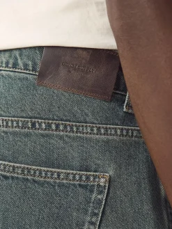 Online Next Relaxed Fit Vintage Wash Denim Jeans Blue Dark Tint