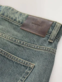 Online Next Relaxed Fit Vintage Wash Denim Jeans Blue Dark Tint