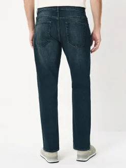 Next Blue Dark Washed Regular Tapered Fit Classic Stretch Jeans^ Jeans|Jeans