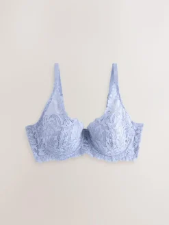 Next DD+ Pad Balcony Lace Ultimate Comfort Bra^Women Dd+ Range|Bras