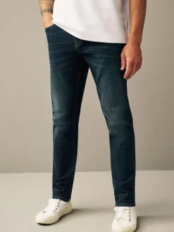 Hot Next Blue Deep Slim Fit Authentic Stretch Denim Jeans