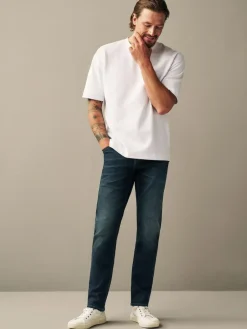 Hot Next Blue Deep Slim Fit Authentic Stretch Denim Jeans