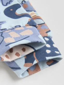 Next Blue Dino Tops and Leggings 6 Piece Baby Set (0mths-3yrs)