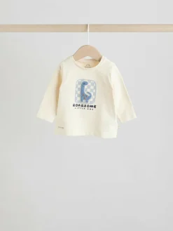 Next Blue Dino Tops and Leggings 6 Piece Baby Set (0mths-3yrs)