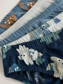 Next 100% Cotton Printed Briefs 5 Pack (1.5-10yrs)^BOY Underwear