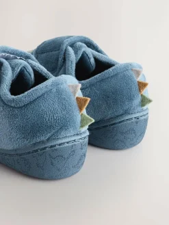 Outlet Next Blue Dinosaur Warm Lined Cupsole Slippers