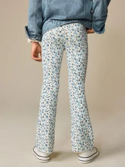 Next Blue Ditsy 1 Pack Rib Flare Leggings (3-16yrs)^ Pants & Leggings|Pants & Leggings