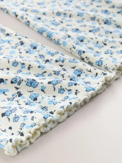 Next Blue Ditsy 1 Pack Rib Flare Leggings (3-16yrs)^ Pants & Leggings|Pants & Leggings