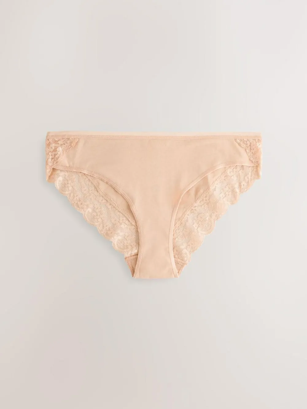 Hot Next Blue Ditsy Floral Bikini Cotton Lace Knickers 4 Pack