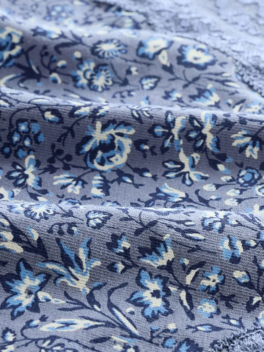 Hot Next Blue Ditsy Floral Bikini Cotton Lace Knickers 4 Pack