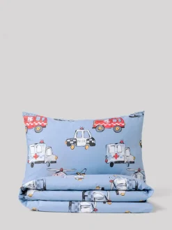 Online Next Duvet Cover and Pillowcase Set Blue