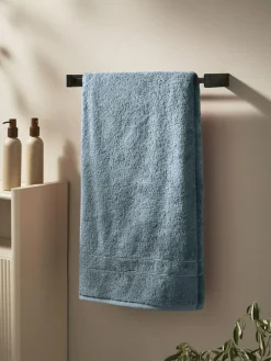 Next Blue Egyptian Cotton Luxe Heavy Weight Towel^ Towels & Bathmats
