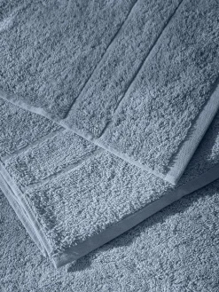 Next Blue Egyptian Cotton Luxe Heavy Weight Towel^ Towels & Bathmats