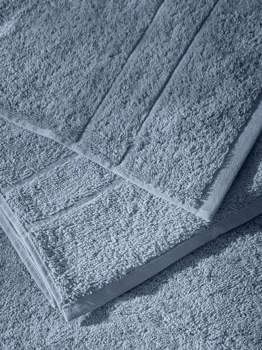 Next Blue Egyptian Cotton Luxe Heavy Weight Towel^ Towels & Bathmats