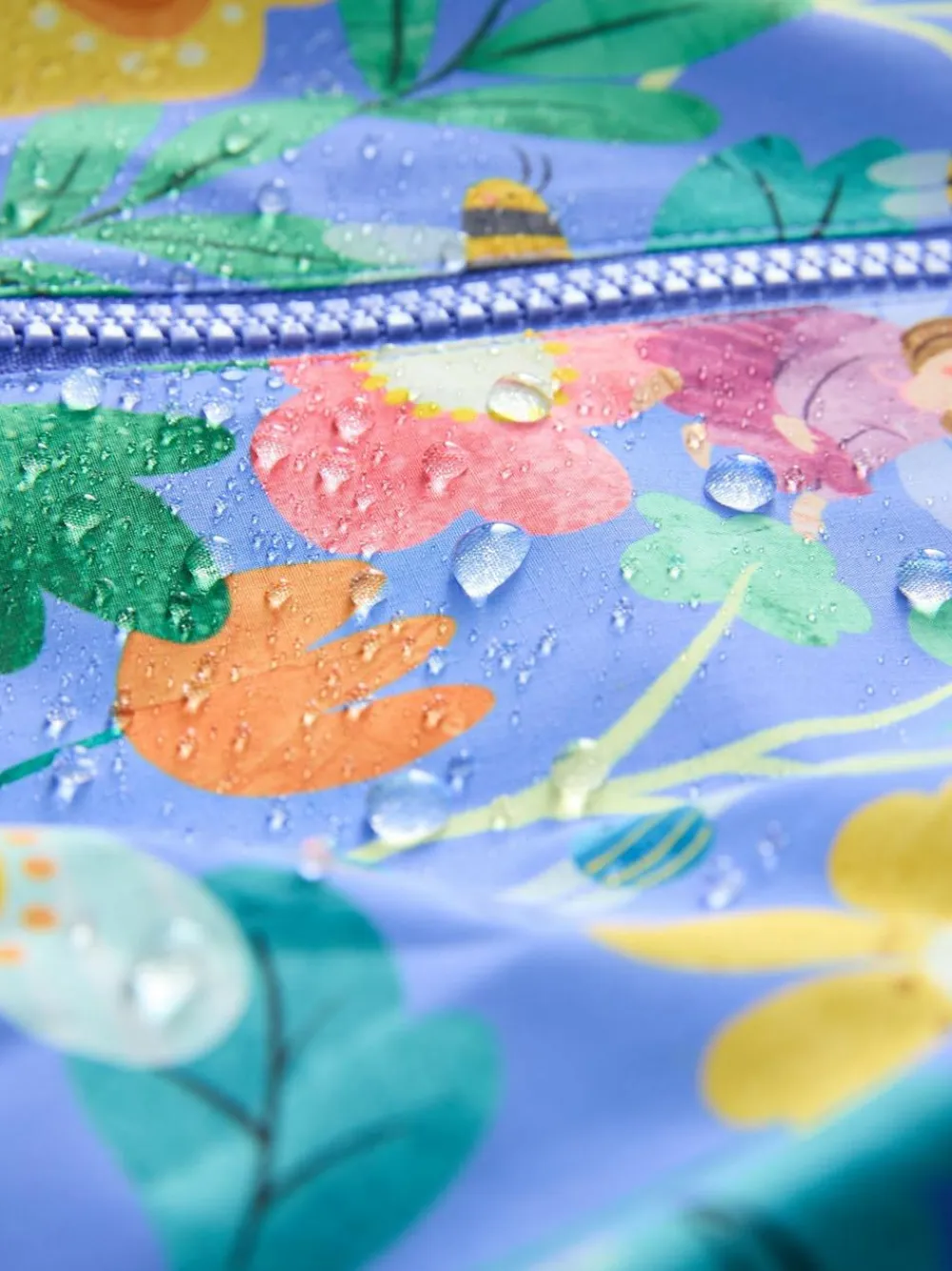 New Next Blue Fairy Character Waterproof Printed Puddlesuit (6mths-7yrs)