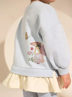 Clearance Next Long Sleeve Top and Leggings Set (3mths-7yrs) Blue Fairy