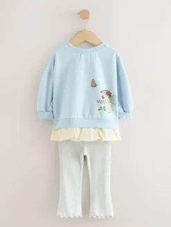 Clearance Next Long Sleeve Top and Leggings Set (3mths-7yrs) Blue Fairy