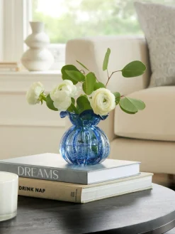Next Blue Fluted Mini Flower Vase^ Vases