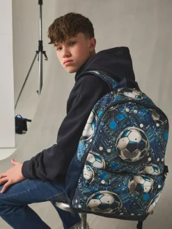 Next Blue Football Backpack^BOY Bags