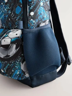 Next Blue Football Backpack^BOY Bags