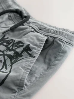 Next Blue Graffiti Loose Fit Cargo Trousers (3-16yrs)^BOY Joggers|Pants & Chinos