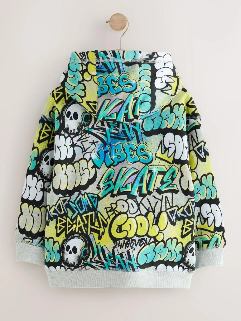 Next Blue Graffiti Older Boys Graphic Print Hoodie (3-16yrs)^BOY Sweatshirts & Hoodies