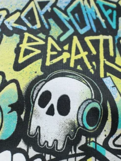 Next Blue Graffiti Older Boys Graphic Print Hoodie (3-16yrs)^BOY Sweatshirts & Hoodies