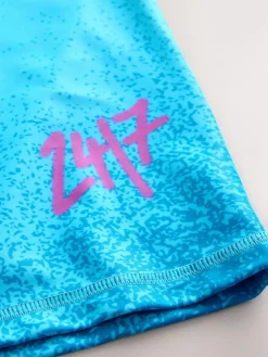 Next Blue Graffiti Short Sleeve Rash Vest (1.5-16yrs)^BOY Swimwear