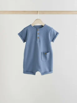 Next Grandad Button Neck 4 Pack Baby Rompers^BOY Sets & Co-Ords|Sets & Co-Ords