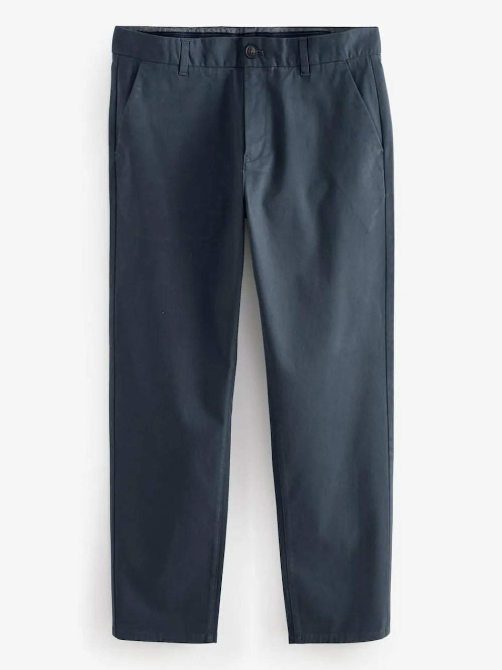 Next Blue Grey Mid Straight Fit Stretch Chinos Trousers^ Nightwear|Pants & Chinos
