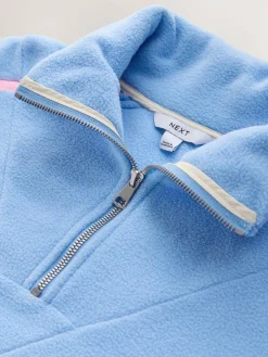 Next Half Zip Fleece with Colourblock Panels^Women Hoodies & Sweatshirts|Coats & Jackets