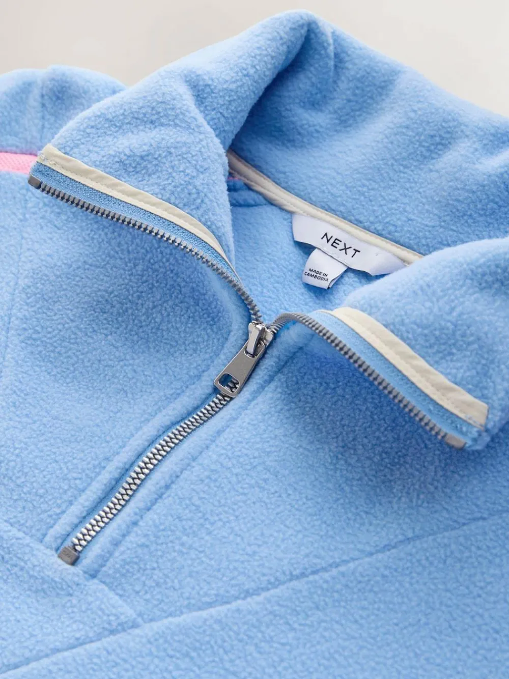 Next Half Zip Fleece with Colourblock Panels^Women Hoodies & Sweatshirts|Coats & Jackets