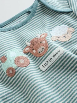 Next Blue Hamish Long Sleeve Bodysuits 3 Pack^ Baby Winter Clothing|Cosy Club