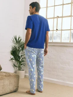 Next Blue Hamish the Highland Cow Jersey Short Sleeve Pyjamas Set