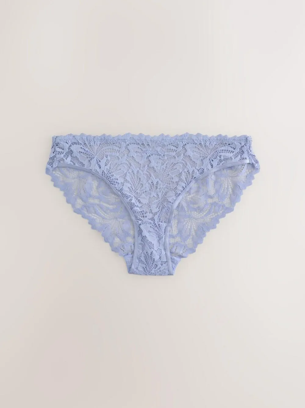 Next Blue High Leg Ultimate Comfort Lace Knickers 2 Pack^Women Panties
