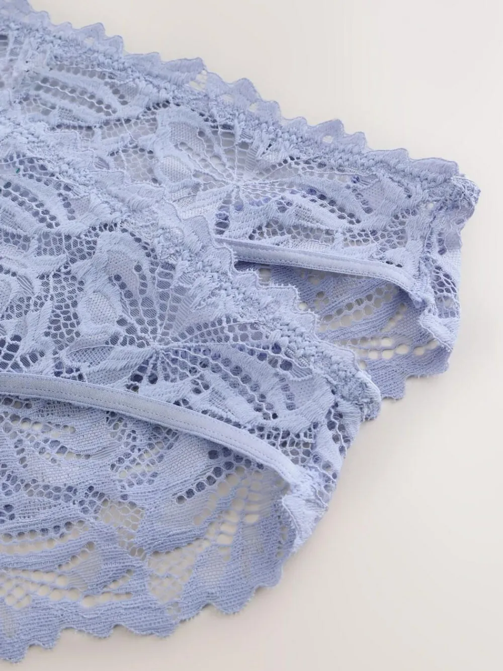 Next Blue High Leg Ultimate Comfort Lace Knickers 2 Pack^Women Panties