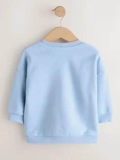 Next Blue I Love Snacks All-Over Print Crew Neck Sweatshirt (3mths-7yrs)^BOY Sweatshirts & Hoodies|Baby Boys