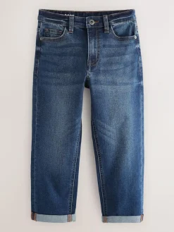 Online Next Blue Indigo Loose Fit Stretch Jeans (3-17yrs)
