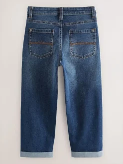 Online Next Blue Indigo Loose Fit Stretch Jeans (3-17yrs)