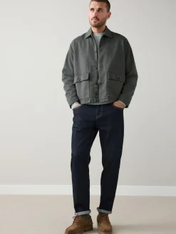 Next Regular Tapered Fit Signature Selvedge Denim Jeans^ Jeans|Jeans