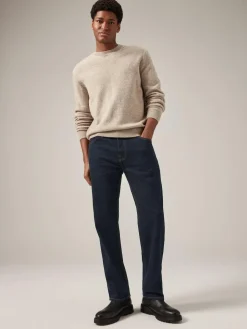 Next Blue Indigo Rinse Single Straight Fit Classic Stretch Jeans^ Jeans|Jeans