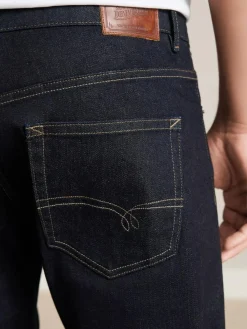 Sale Next Slim Fit Signature Selvedge Denim Jeans Blue Indigo Rinse