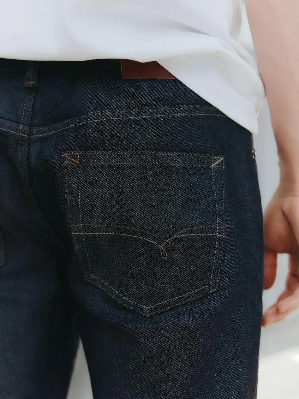 Next Straight Fit Signature Brushed Cosy Check Denim Jeans^ Jeans|Jeans