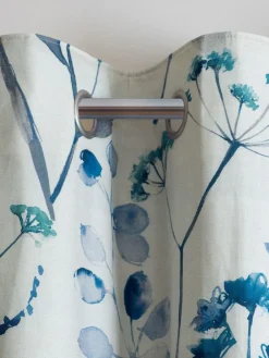 Next Isla Floral Print Blackout/Thermal Eyelet Curtains^ Curtains & Blinds