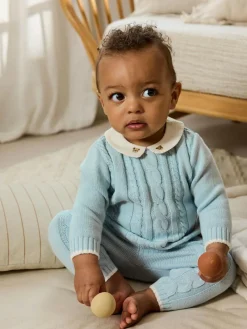 Next Knitted Jumper and Leggings Baby Set (0mths-3yrs)^BOY Sets & Outfits|Sweatshirts & Hoodies