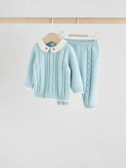 Next Knitted Jumper and Leggings Baby Set (0mths-3yrs)^BOY Sets & Outfits|Sweatshirts & Hoodies