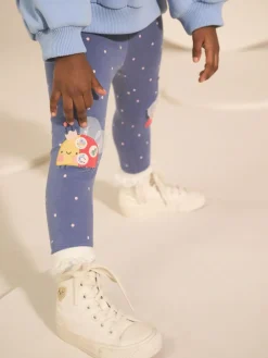 Sale Next Knee Embellished Leggings (3mths-7yrs) Blue Ladybird