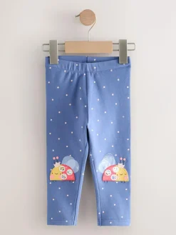 Sale Next Knee Embellished Leggings (3mths-7yrs) Blue Ladybird